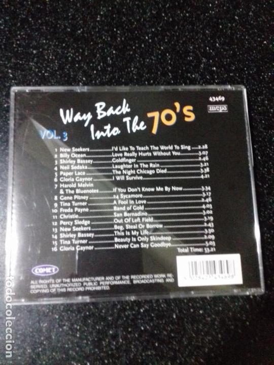 CDs de m&uacute;sica: WAY BACK INTO THE 70. VOL. 3. - Foto 2