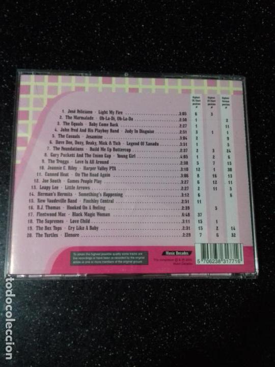 CDs de m&uacute;sica: MUSIC DECADES. 1968. DO YOU REMEMBER. - Foto 2
