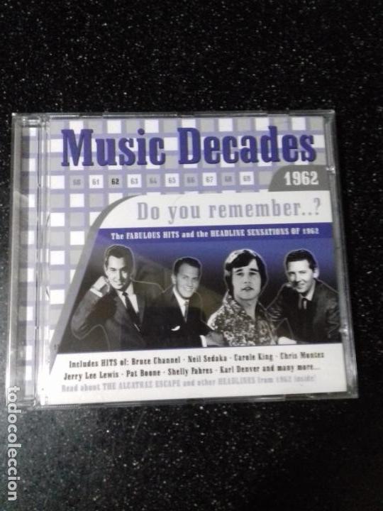 CDs de m&uacute;sica: MUSIC DECADES. 1962. DO YOU REMEMBER...?. - Foto 1