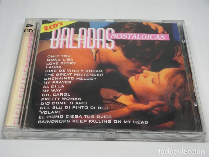 CDs de m&uacute;sica: CD DOBLE - BALADAS NOST&Aacute;LGICAS - VARIOS - Foto 1