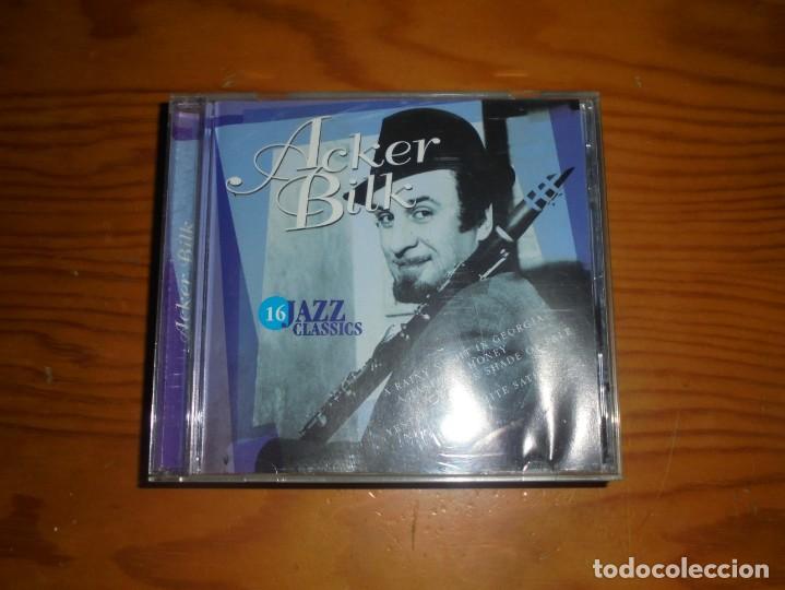 CDs de m&uacute;sica: ACKER  BILK. 16 JAZZ CLASSICS.  TIME MUSIC, 1998. CD. IMPECABLE (#) - Foto 1