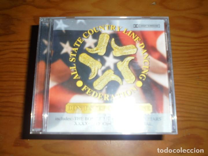 Musik-CDs: ALL STATE COUNTRY LINE DANCING FEDERATION. DON&acute;T STEP OUT OF LINE. CEDAR. CD. (#)