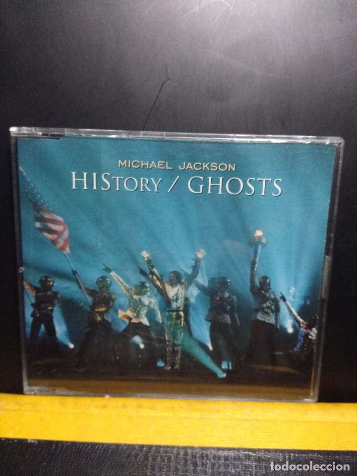 CDs de m&uacute;sica: CD SINGLE MICHAEL JACKSON : HISTORY + GHOSTS - Foto 1