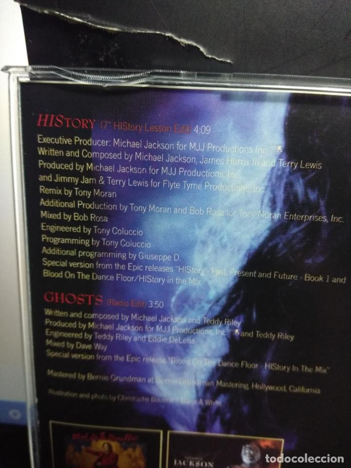 CDs de m&uacute;sica: CD SINGLE MICHAEL JACKSON : HISTORY + GHOSTS - Foto 3
