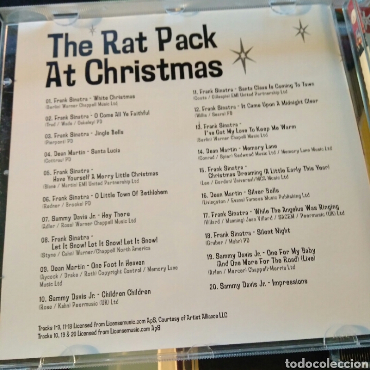 CDs de m&uacute;sica: Various &ndash; The Ratpack At Christmas - Foto 2