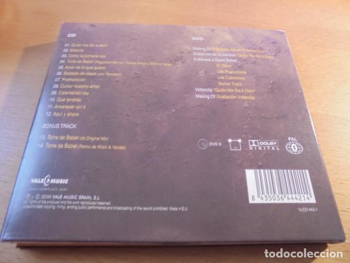 CDs de m&uacute;sica: RAR CD & DVD. DAVID BISBAL. PREMONICI&Oacute;N. DIGIPACK - Foto 2