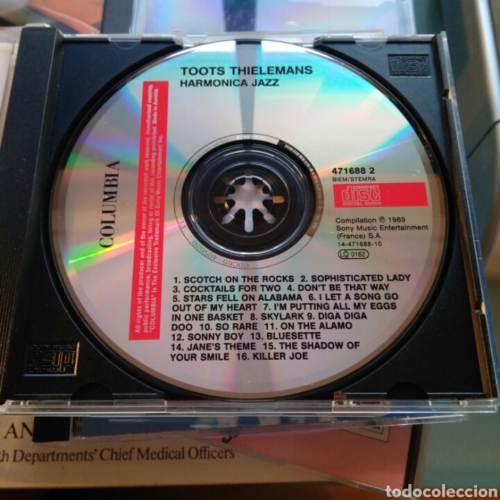 CDs de m&uacute;sica: Toots Thielemans &ndash; Harmonica Jazz - Foto 2