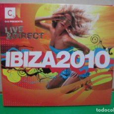 CDs de Música: IBIZA 2010 LIVE & DIRECT TRIPLE CD DIGIPACK COMO NUEVO¡¡ PEPETO. Lote 145957626