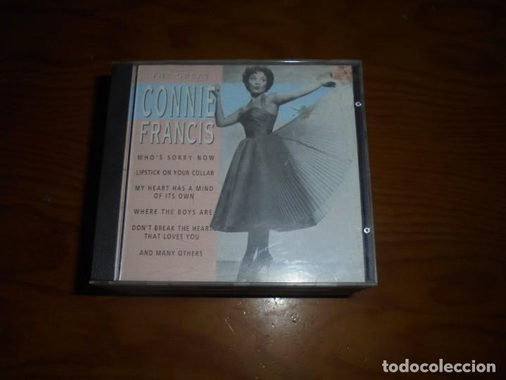Musik-CDs: THE GREAT OF CONNIE FRANCIS.  GOLDIES, 1993. EDT EN PORTUGAL. CD (#)