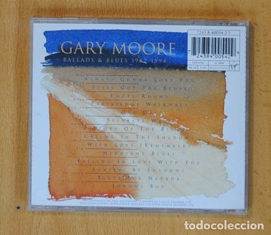 CDs de m&uacute;sica: GARY MOORE - BALLADS & BLUES 1982 1994 - CD - Foto 2