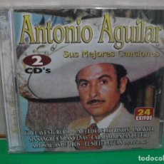 CDs de Música: ANTONIO AGUILAR SUS MEJORES CANCIONES DOBLE CD ALBUM 2005 CONTIENE 24 NUEVO¡¡ PEPETO. Lote 146118930