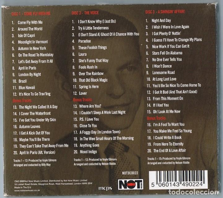 CDs de m&uacute;sica: FRANK SINATRA &uml;THE VOICE&uml; ( 3 CD) - Foto 2