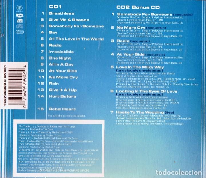CDs de m&uacute;sica: THE CORRS IN BLUE ( 2 CD) - Foto 2