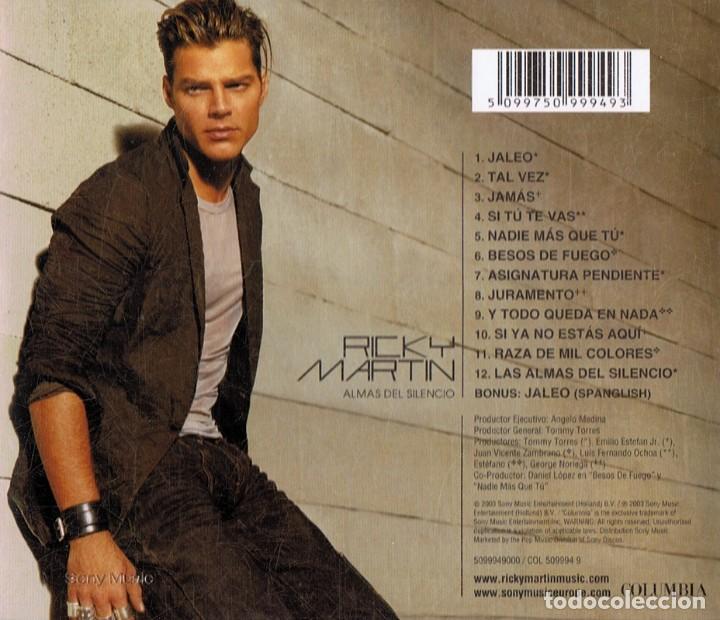 CDs de m&uacute;sica: RICKY MARTIN &uml;ALMAS DEL SILENCIO&uml; (CD) - Foto 2