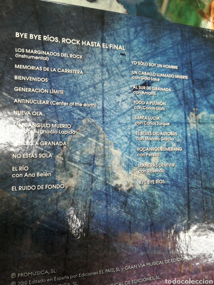 CDs de m&uacute;sica: Miguel rios cd libro bye,bye rios 2010 - Foto 2