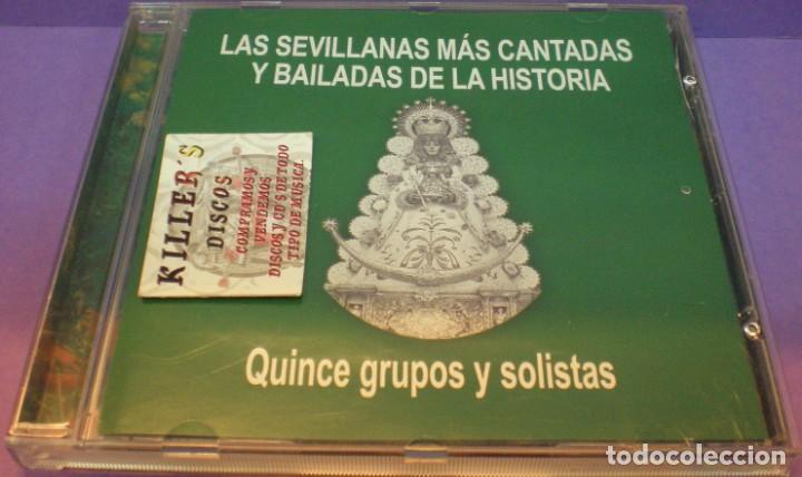 CD di Musica: Las Sevillanas m&aacute;s cantadas y bailadas de la Historia / Quince grupos y solistas - CD