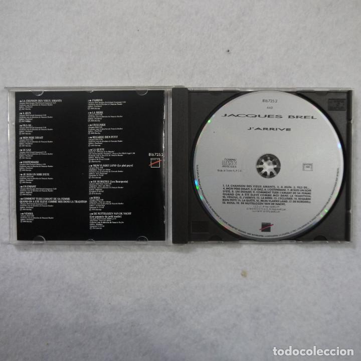 CDs de m&uacute;sica: JACQUES BREL - JARRIVE - CD - Foto 2