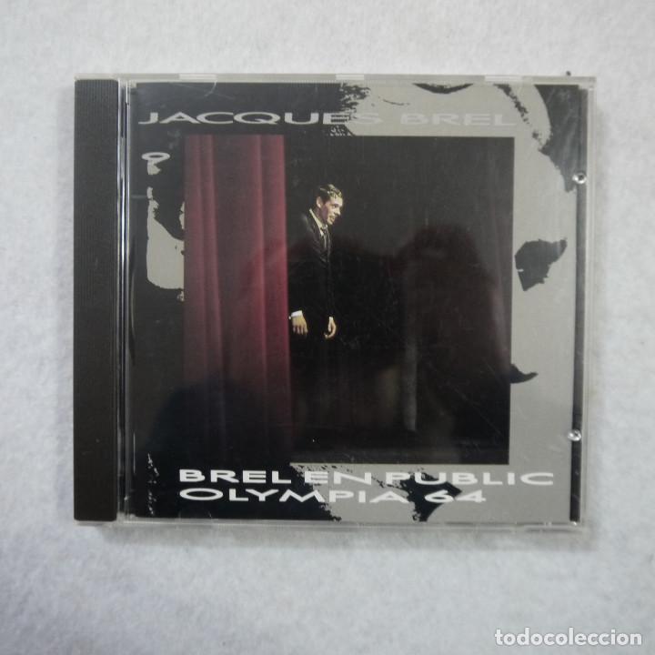 CDs de m&uacute;sica: JACQUES BREL - BREL EN PUBLIC OLYMPIA 64 - CD - Foto 1