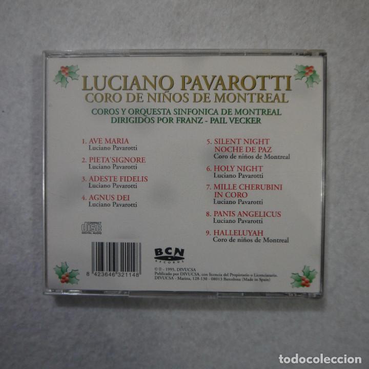 CDs de m&uacute;sica: PAVAROTTI - NAVIDAD CON PAVAROTTI - CD 1995 - Foto 3