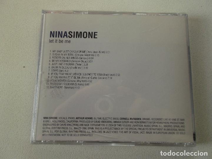 CDs de m&uacute;sica: nina simone let it be me 2004 - Foto 2