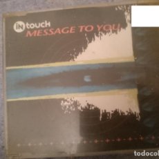 CDs de Música: IN TOUCH - MESSAGE TO YOU - SINGLE. Lote 146739770