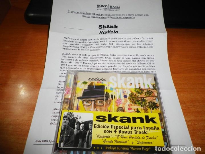 CD di Musica: SKANK Radiola CD ALBUM PRECINTADO EDICION ESPECIAL PARA ESPA&Ntilde;A CON 4 TEMAS EXTRA 2005 HOJA PROMO