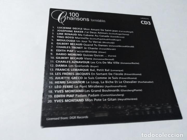 CDs de m&uacute;sica: 100 CHANSONS FORMIDABLES. CD 3. - Foto 2