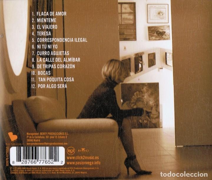 CDs de m&uacute;sica: PASI&Oacute;N VEGA &uml;FLACA DE AMOR&uml; (CD) - Foto 2