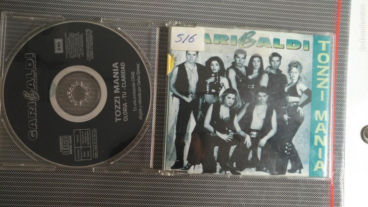 CDs de m&uacute;sica: GARIBALDI CD SINGLE TOZZI MANIA - Foto 1