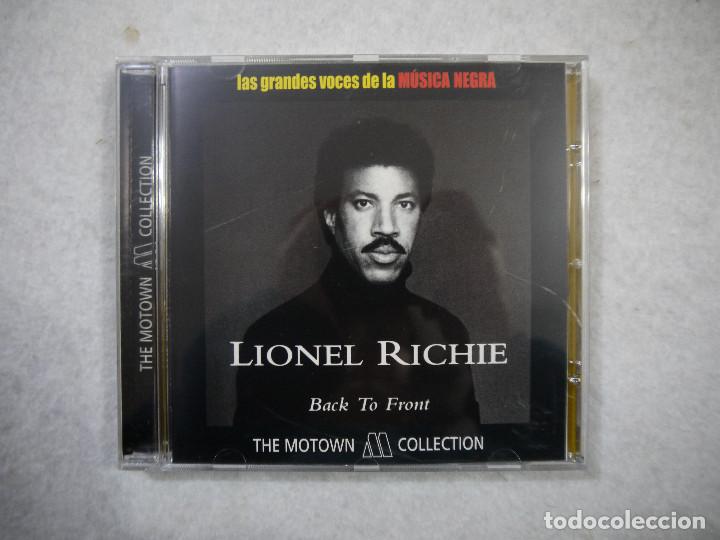 CDs de m&uacute;sica: LIONEL RICHIE - BACK TO FRONT - CD 2001 - Foto 1
