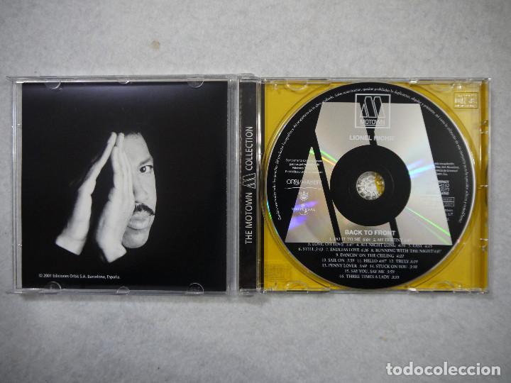CDs de m&uacute;sica: LIONEL RICHIE - BACK TO FRONT - CD 2001 - Foto 2