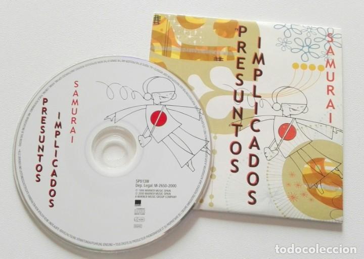 CDs de m&uacute;sica: PRESUNTOS IMPLICADOS SAMURAI CD SINGLE PROMO 1999 VERSION ORIGINAL SOLE GIMENEZ - Foto 1