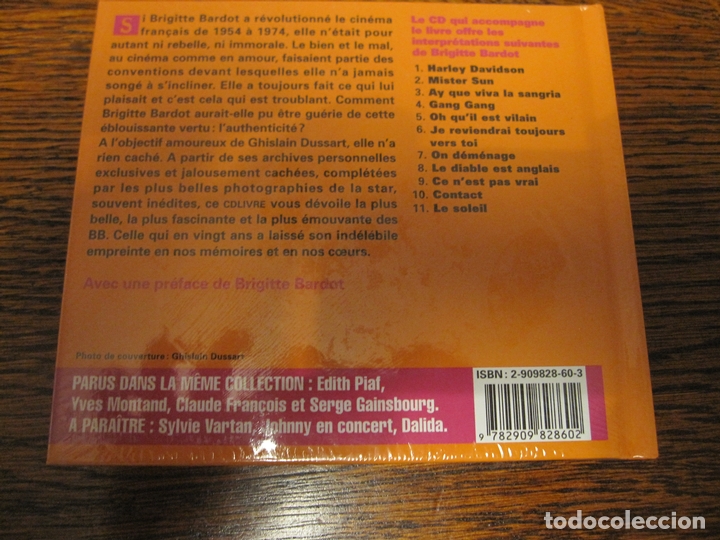 CDs de m&uacute;sica: BRIGITTE BARDOT Libro-CD. Nuevo-Plastificado. - Foto 3