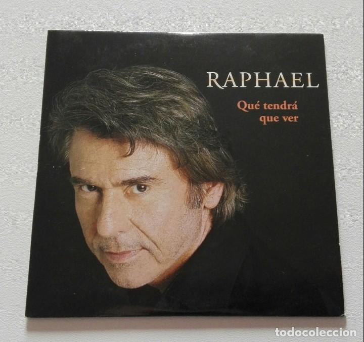 CDs de m&uacute;sica: RAPHAEL QUE TENDRA QUE VER CD SINGLE PROMO 2003 DE VUELTA - Foto 2