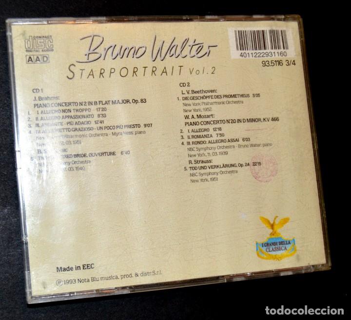 CDs de m&uacute;sica: BRUNO WALTER - VARIOS - 2 DISCOS - Foto 2