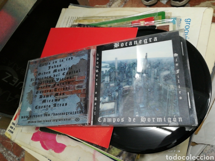 CDs de m&uacute;sica: Bocanegra cd maqueta campos de hormig&oacute;n - Foto 1