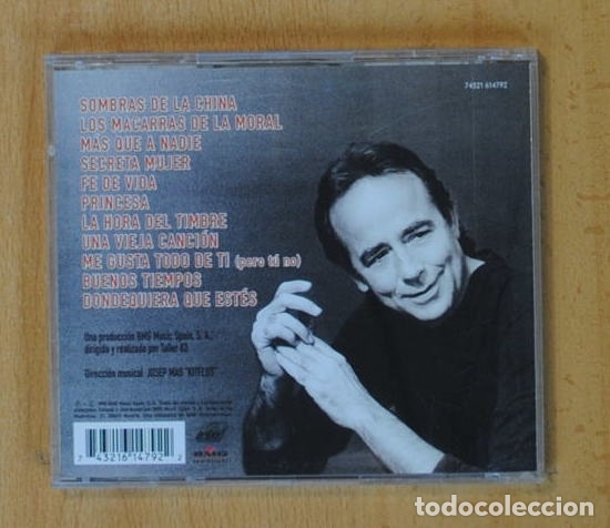CDs de m&uacute;sica: JOAN MANUEL SERRAT - SOMBRAS DE LA CHINA - CD - Foto 2