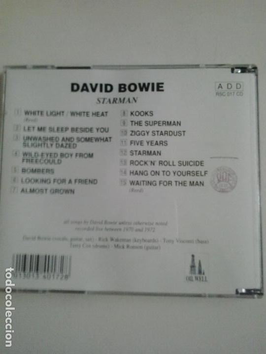 CDs de m&uacute;sica: David bowie .Starman .Unico - Foto 3