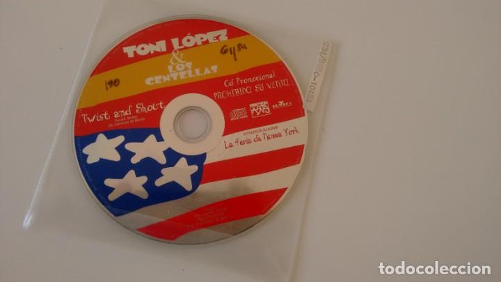 CDs de m&uacute;sica: CD-SINGLE  PROMOCION DE TONI LOPEZ & LOS CENTELLAS - Foto 1