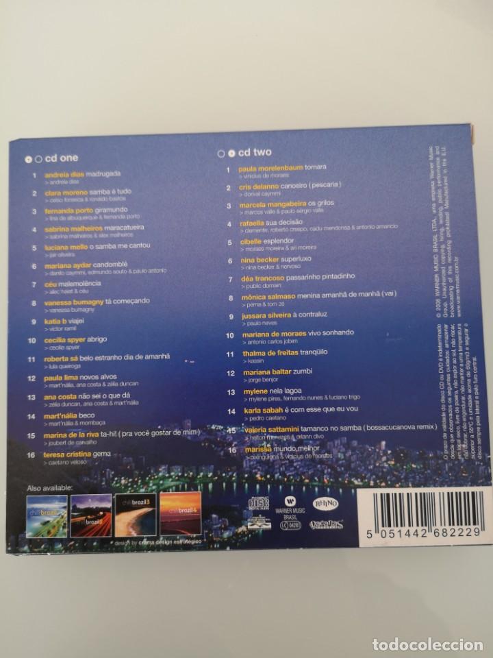 CDs de m&uacute;sica: CHILL BRAZIL 5 DOBLE CD NUEVO - Foto 3