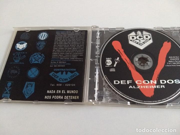 CDs de m&uacute;sica: DEF CON DOS. ALZHEIMER - Foto 2