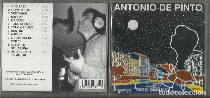 CDs de m&uacute;sica: ANTONIO DE PINTO cd TONO OSCURO 2000 - Foto 1