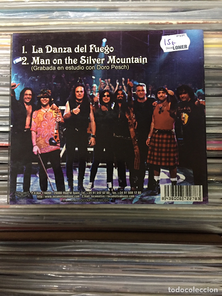CDs de m&uacute;sica: CD single. Mago de Oz. La Danza del Fuego - Foto 2
