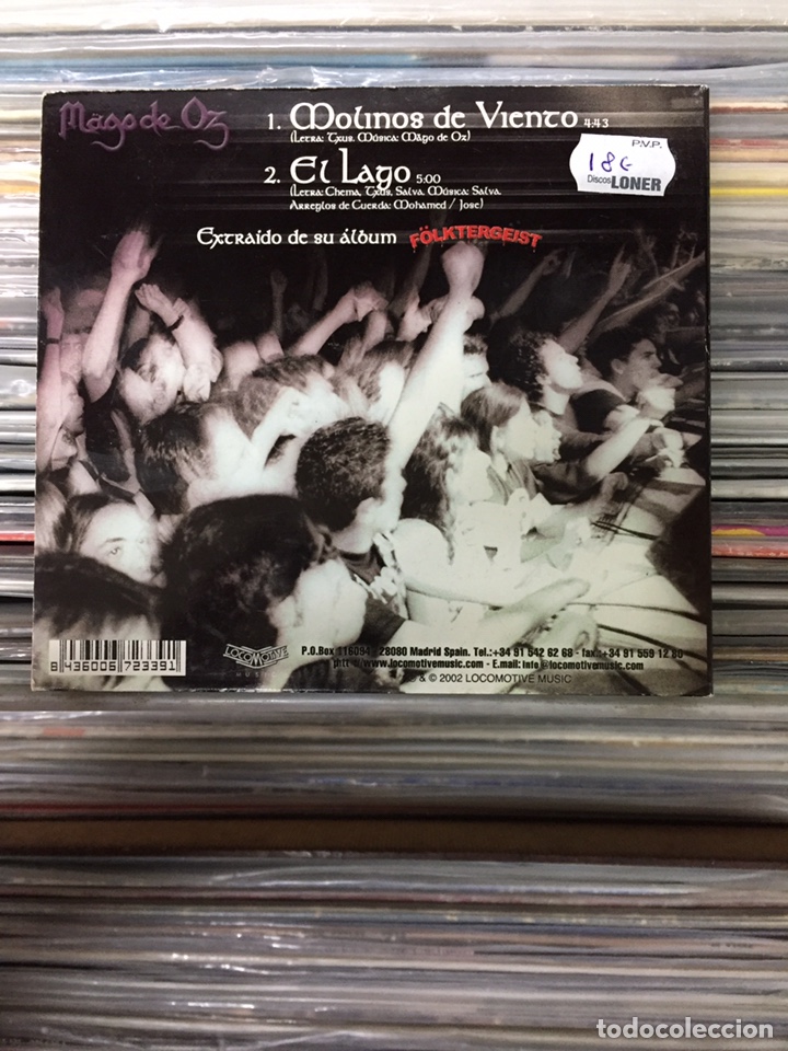CDs de m&uacute;sica: CD single. Mago de Oz. Molinos del Viento - Foto 2