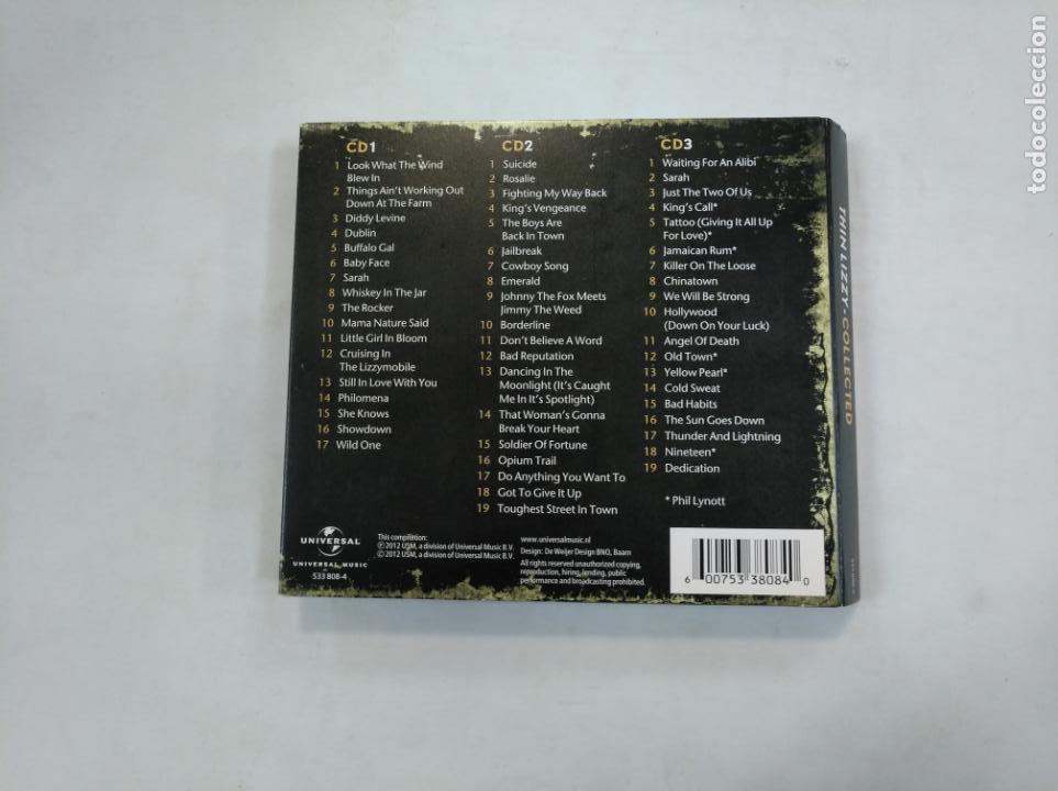 CDs de m&uacute;sica: THIN LIZZY COLLECTED. 3 CDS. 55 TRACKS. TRIPLE CD. TDKCD9 - Foto 5