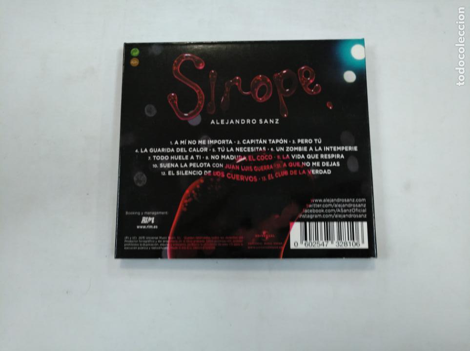 CDs de m&uacute;sica: ALEJANDRO SANZ. SIROPE. CD. TDKCD18 - Foto 4