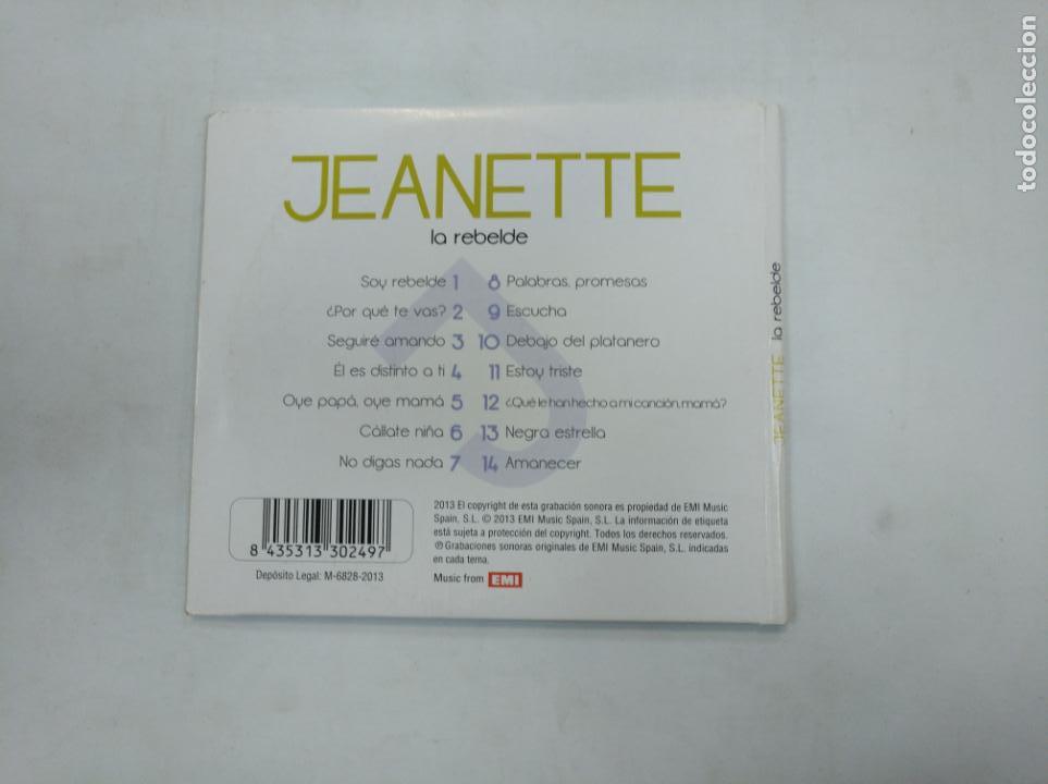 CDs de m&uacute;sica: JEANETTE. LA REBELDE. CD. TDKCD18 - Foto 3