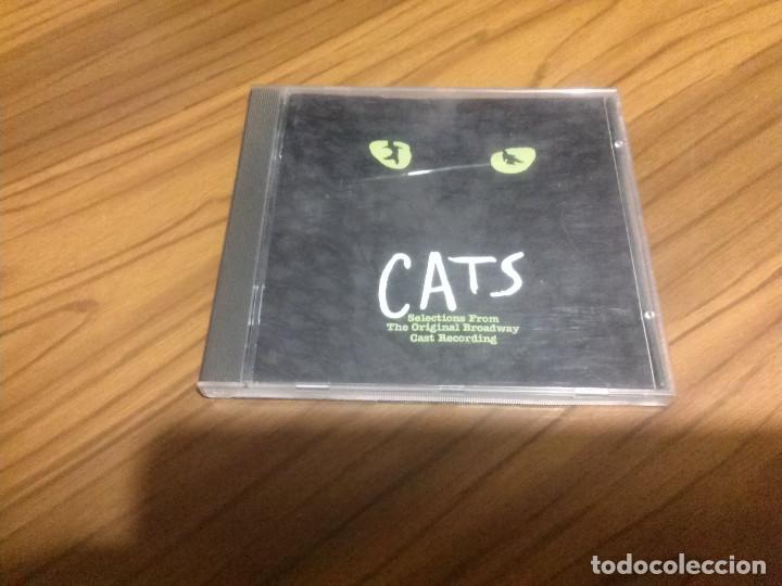 Music CDs: CATS. SELECTIONS FRM THE ORIGINAL BROADWAY CAST RECORDING. CD EN BUEN ESTADO CON 15 TEMAS. RARO