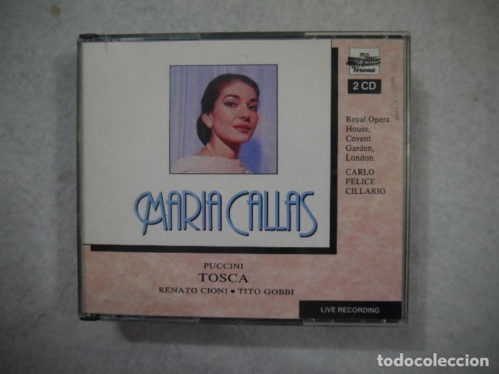 CDs de m&uacute;sica: MARIA CALLAS - TOSCA - 2 CDS - Foto 1