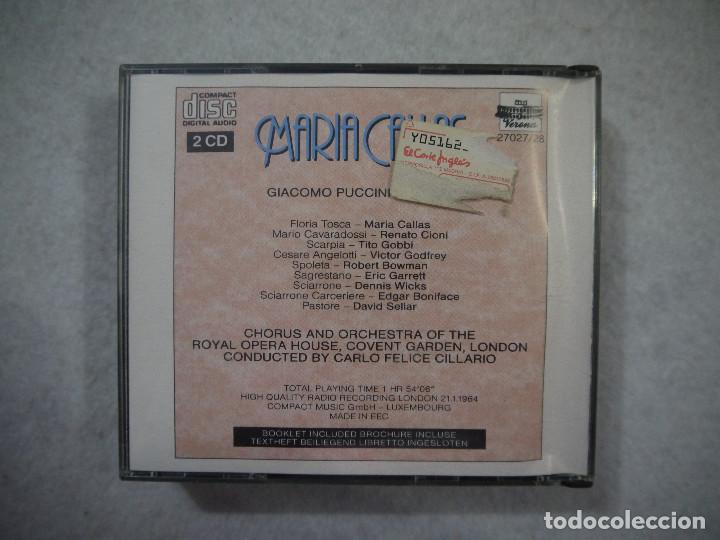 CDs de m&uacute;sica: MARIA CALLAS - TOSCA - 2 CDS - Foto 4